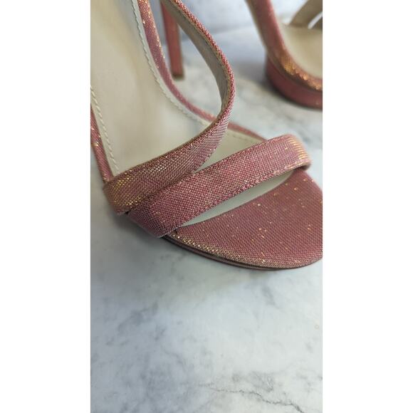 Brian Atwood pink glittering strappy sexy high heels size 6 - Picture 4 of 14